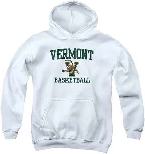 Vista 8 de University Of Vermont Sudadera con capucha oficial de baloncesto para niños y niñas