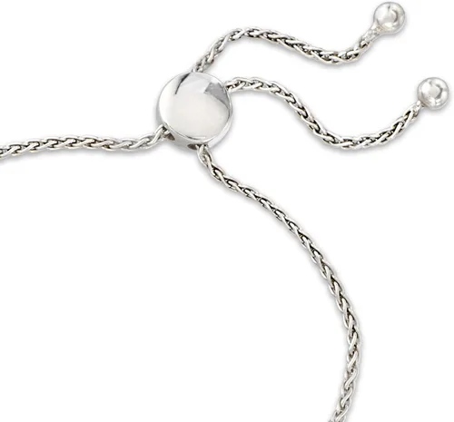 Vista 3 de Ross-Simons Pulsera bolo de diamantes de 2.00 quilates en plata de ley, Diamante, diamante