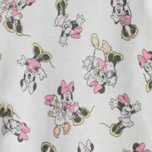 Vista 6 de Disney Pijama de algodón ajustado de Minnie Mouse para bebé niña