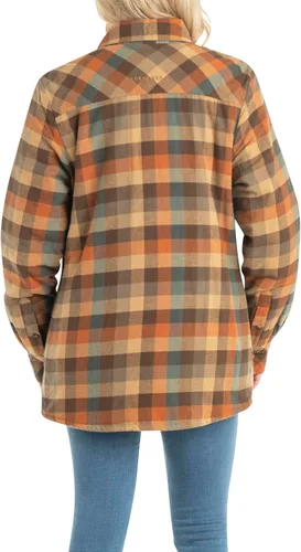 Vista 6 de Legendary Whitetails - Chaqueta de franela con forro de sherpa para mujer