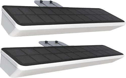 Vista 9 de Brighticonics - Señal de dirección solar con luz – Luz LED iluminada impermeable IP65 – Números de casa fáciles de instalar, encendido automático al
