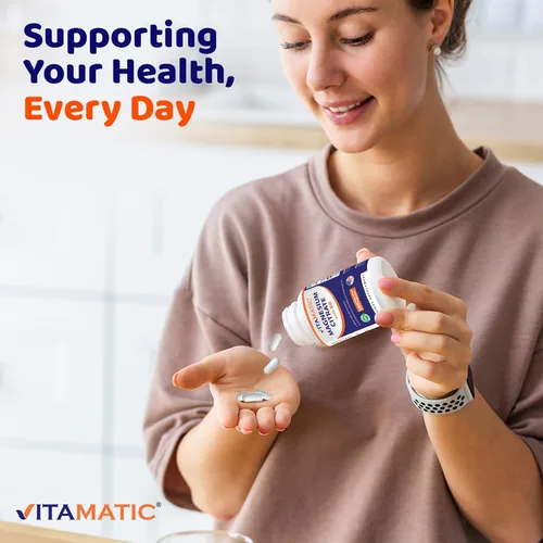 Vista 7 de Vitamatic Citrato de magnesio 500 mg por porción - 180 cápsulas vegetarianas (proporciona 150 mg de magnesio elemental) - B6 añadido para una máxima