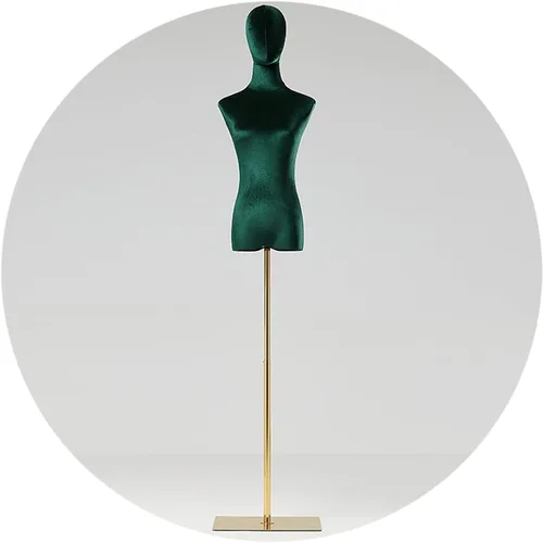 Vista 11 de Stylish Black Female Mannequin Torso with Head - Armless Size M Dress Form on Sturdy Metal Stand for Clothing Store Display, Perfect for Fashion