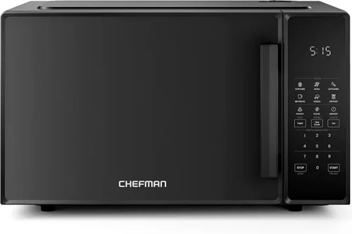 Vista 10 de Chefman Horno microondas para encimera de 0.7 pies cúbicos, 700 vatios con 10 niveles de potencia, 6 ajustes de cocción preestablecidos con cocción