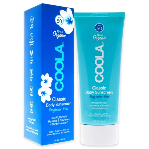 Vista 5 de COOLA Organic Sunscreen SPF 50 Sunblock Body Lotion, Dermatologist Tested Skin Care for Daily Protection, Vegan and Gluten Free, Fragrance Free, 5