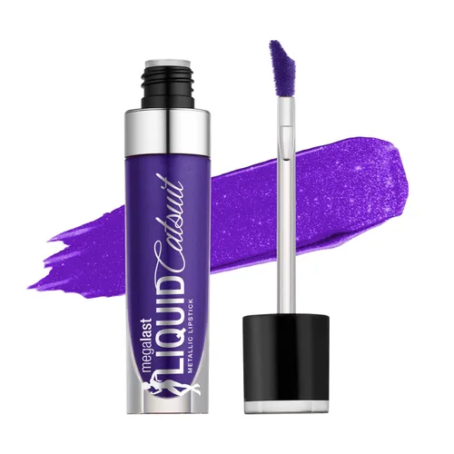Vista 13 de wet n wild Mega Last Catsuit High-Shine Liquid Lipstick Red Bad Girl's Club