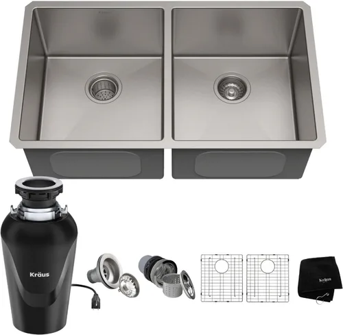 Vista 19 de Kraus KHT301-25 Standart PRO Kitchen Fregadero de Cocina de Acero Inoxidable, 25 Pulgadas