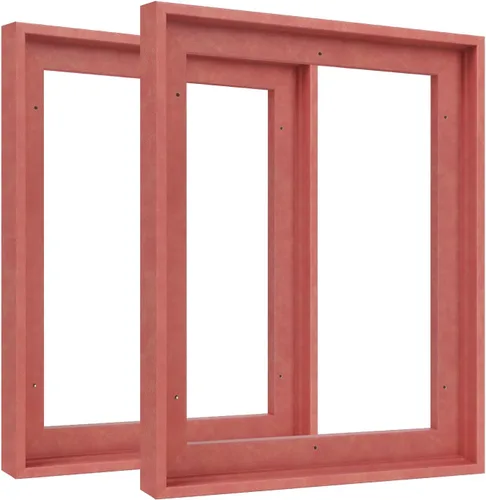 Vista 24 de FOLKOR Floating Frame for 8x10 Inch Canvas Painting with 0.6-0.8" Deep, 2 Pack Canvas Floater Frame Living Room Decor, Wall Art frame for Prints Oil