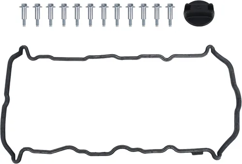 Vista 8 de PAROD Tapa de válvula de motor con junta L4 2.5L para Nissan Altima 2007-2013, Rogue 2008-2013, Rogue Select 2014-2015, Sentra 2007-2012, reemplazo