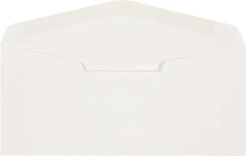 Vista 3 de LUXPaper #10 Sobres comerciales con solapa Servicio de devolución solicitado 4 1/8 pulgadas x 9 1/2 pulgadas Blanco brillante Texto de 24