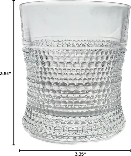 Vista 8 de ALEXIR Vasos de whisky - Juego de 2 vasos de alta calidad para los amantes del arte, cristalería de la serie Van Gogh como una pieza de arte