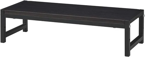 Vista 12 de Nakabayashi AMD-8045-DM - Escritorio de oficina, 31.496 x 17.717 in, grano de madera oscura