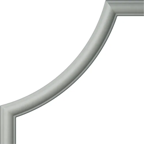 Vista 22 de Ekena Millwork PML00X00TR-CASE-4 Moldeado tradicional (paquete de 4) panel, 3/4 "H x 3/8" P x 94" L, imprimado