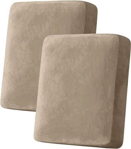 Vista 85 de Funda para Sofá de Terciopelo Elástico Funda de Cojín de Sofá 1 Pieza - Funda Elástica Lavable para Asiento o Respaldo, Fundas de Asiento para Sofás