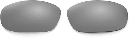 Vista 2 de Gafas de sol de repuesto Walleva Oakley Pit BOSS II de titanio polarizado + negro