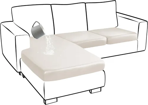 Vista 30 de Yates Home Funda de cojín de piel sintética para sofá, impermeable, elástica, para asiento de caravana, sofá biplaza, protector de muebles, funda