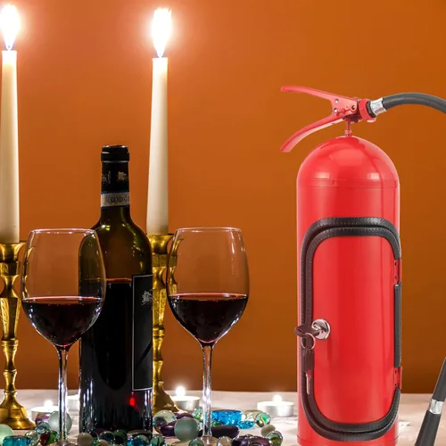 Vista 5 de Angoily Contenedor de vino único para almacenamiento de vino para decoración de bar, creativo para amigos, familia, para fiestas y celebraciones