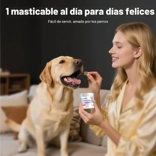 Vista 8 de Probióticos para perros, probióticos para la salud intestinal del perro, la salud gastrointestinal promueve la digestión y la absorción