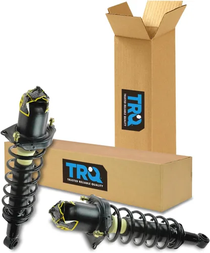 Vista 213 de TRQ - Conjunto de puntal delantero y resorte helicoidal (lados del conductor y del pasajero), para auto