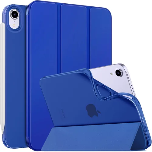 Vista 29 de MoKo Funda para el nuevo iPad mini 7 (A17 Pro) 2024, Funda para iPad mini de 6ª generación 2021 (21,08 cm), Funda para iPad mini 6, Funda trasera