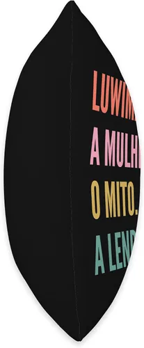 Vista 2 de Divertido diseño portugués de nombre - Luwima Throw Pillow