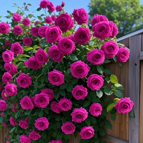 Vista 4 de Semillas de rosas trepadoras para plantar, más de 300 semillas de flores trepadoras, rosas y rosas trepadoras