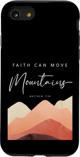 Vista 18 de Faith Can Move Mountains - Matthew 17 20 Inspiring Christian Case for iPhone 17