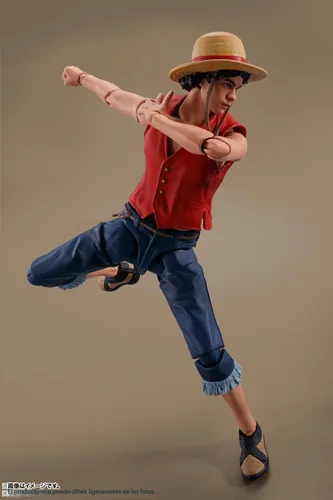 Vista 5 de TAMASHII NATIONS - Una serie de Netflix: One Piece - Monkey D. Luffy S.H.Figuarts figura de acción