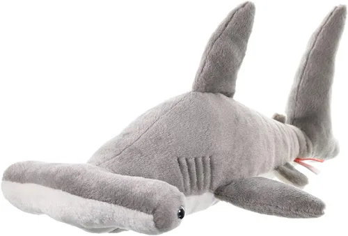 Vista 3 de Wild Republic Hammerhead - Peluche de tiburón de peluche, regalo para niños, 20 pulgadas, multicolor
