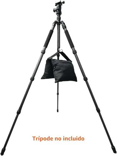 Vista 5 de Amazon Basics Bolsa de arena vacía fotográfica para soportes de luz, paquete de 4, color negro