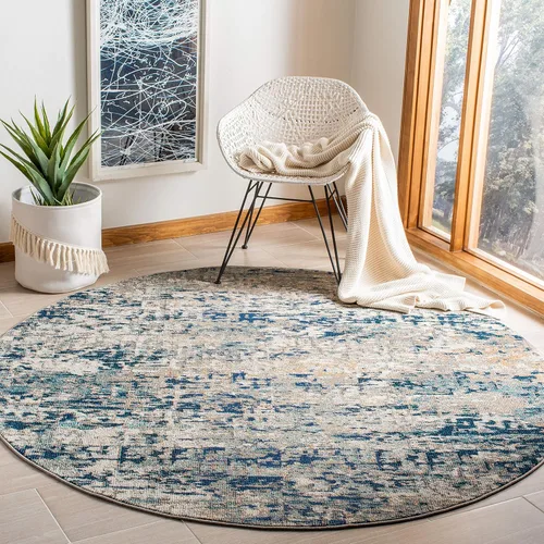 Vista 49 de SAFAVIEH Colección Madison - Alfombra de acento 2'2" x 4', negro y dorado, diseño abstracto moderno, no desprende pelusa y fácil cuidado, ideal