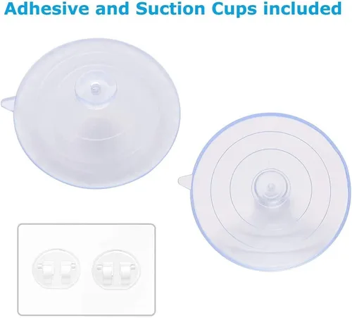 Vista 7 de TESOT Organizador de fregadero con soporte para esponja para fregadero de cocina, colgador para paños de cocina 2 opciones de suspensión