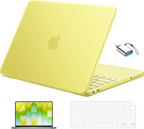 Vista 22 de EooCoo Funda para MacBook Neo de 13 pulgadas modelo A3404 2026 con chip A18 Rubor de cristal