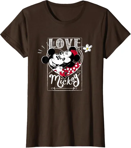 Vista 18 de Disney Mickey & Minnie Mouse Love Mickey - Camiseta para el día de San Valentín