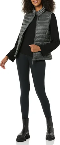 Vista 5 de Tienda Essentials - Chaleco para mujer, ligero, impermeable y fácil de guardar