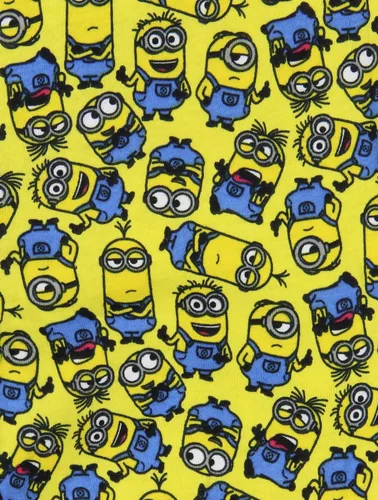 Vista 3 de INTIMO Despicable Me Minions Crew Bob Stuart Phil Kevin - Conjunto de pijama ajustado para niños
