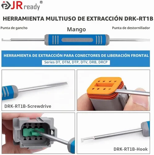 Vista 7 de JRready ST6327-4 Deutsch DT Kit de conector de 4 pines 5