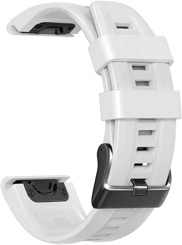 Vista 20 de REYDA Correa de silicona compatible con Garmin Fenix 7X/7X Pro/6X/6X Pro/5X/5X Plus/3/3 HR, 1.024 in, ajuste rápido, pulsera de silicona suave