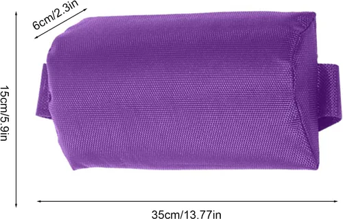 Vista 6 de Almohada para silla de descanso, cojín reclinable suave con banda elástica, almohada de altura ajustable para tumbona para cabeza y cuello, almohada