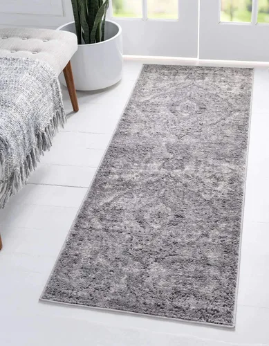 Vista 12 de Unique Loom Portland Collection Astoria - Alfombra rectangular (9 x 12 pies, rectangular, azul/marfil)