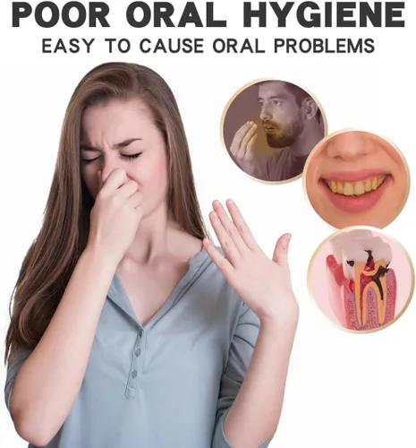 Vista 2 de Pasta de dientes probióticos para el mal aliento, pasta de dientes equilibrada del aire del océano (2 piezas)