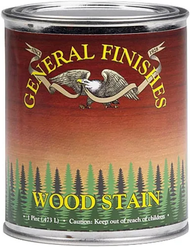 Vista 54 de General Finishes - Tinte para madera a base de agua, 1 cuarto de galón, cereza negra