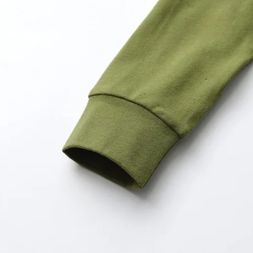 Vista 5 de Eghunooy Conjunto de ropa para bebés y niños pequeños con letras impresas