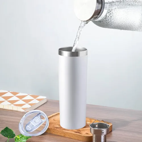 Vista 7 de Tapas de Repuesto para Vaso Delgado de 20 oz, Paquete de 2, Se Ajustan a Vasos con Diámetro Interior de 2.74 a 2.76 PULGADAS, Tapas para Vaso a