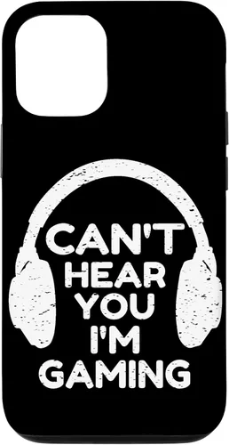 Vista 28 de Gaming Phone Case Gamer Gift Funny Cant Hear You I'm Gaming Case for iPhone 17