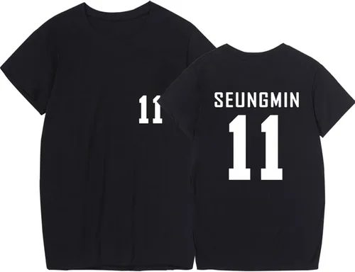 Vista 7 de Skz 5 Star Album Merch Shirt Felix Jisung Hyunjin Minho Bangchan Changbin Concerts Tee Rockstar 8th Tops