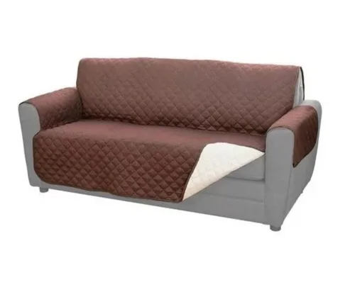 Vista 2 de Forro Protector Para Silla Doble Faz Lavable 2 Puestos.