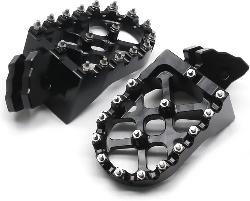 Vista 3 de MZS Estriberas eléctricas para motocross compatibles con X3 XXX MX3 MX4 MX5, estriberas Ebike MX más anchas reposapiés resto pedal CNC aluminio negro