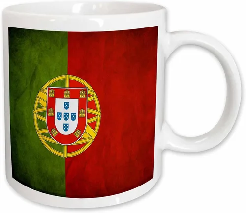 Vista 10 de 3dRose Taza de café, tamaño – 11oz – Banderas de la bandera de Portugal – divertido regalo de taza de café Negro/Blanco