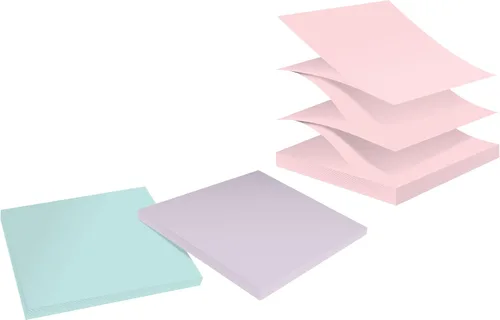 Vista 9 de Post-it Notas superadhesivas 100% recicladas, 4 x 6 pulgadas, Oasis, 8 blocs